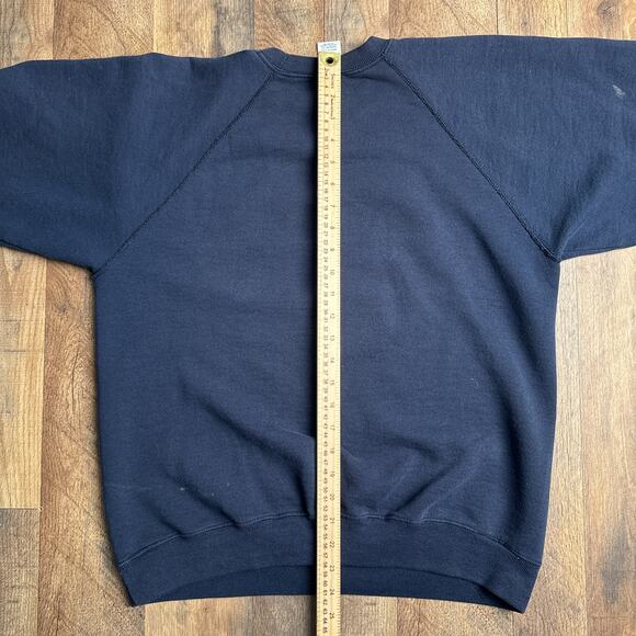 Vintage US Navy Sweatshirt Men's Large Blue Athletic Training Fitness 3058 - Picture 12 of 14